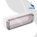Tapa transparente / transparente / cubierta hermética Cierre de riel DIN eléctrico